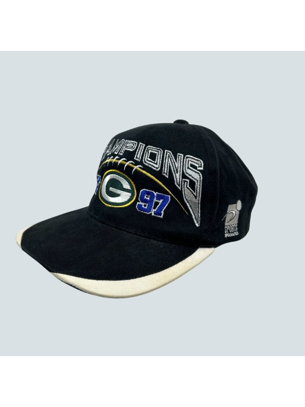 Vintage 1997 NFC Champions Green Bay Packers Hat Black Sports Specialties NFL